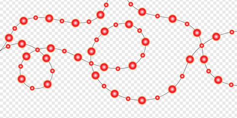 Red hearts background for Valentine and romance celebration