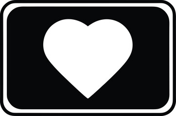 heart icon vector illustration