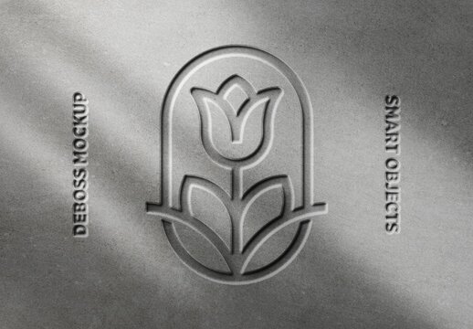 Stone Wall Logo Mockup