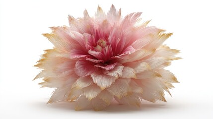 Stunning abstract floral design with delicate pink and gold petals, perfect for elegant backgrounds, artistic prints, or sophisticated branding projects, conveying beauty and grace