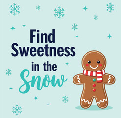 christmas gingerbread man