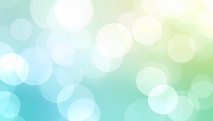 Abstract blur of light blue and soft green colors creating a serene and ethereal background for modern designs.