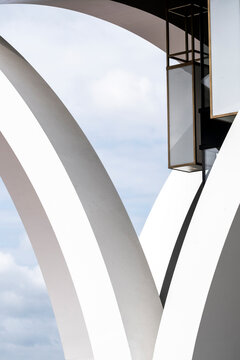 A clean conceptual interpretation where architecture, abstract, geometry, minimalism, facade, structure, pattern, geometric lines, architectural detail and abstract design reinforce a modern identity