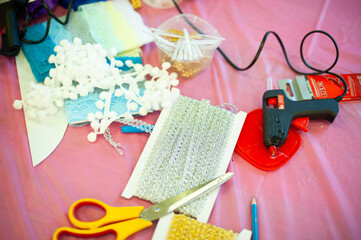 Tools for making jewelry.