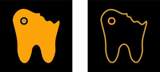 Caries Vector Icon