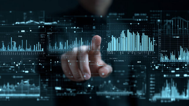 Business data analysis with customer insight charts, tech innovation in analytics, coding culture in data strategy, software solutions in business insights, chart analysis , World