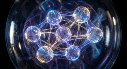 Abstract Visualization of Quantum Superposition and Entanglement