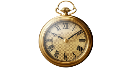 Elegant vintage pocket watch showcasing intricate design and Roman numerals at a soft ambient light.