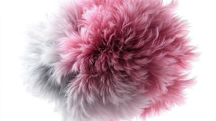 Dreamy pink and grey feather cloud with soft textures that evoke feelings of peace and serenity, perfect for adding a touch of whimsical elegance to your project