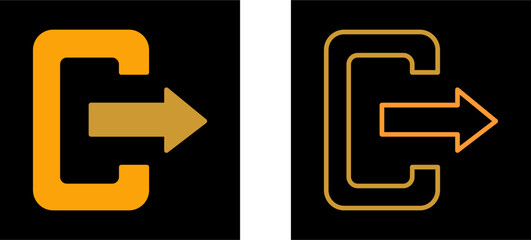 Logout Vector Icon