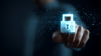 hand holding mobile phone ai genrative