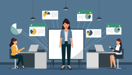 Business Presentation Team Collaboration and Strategy for Success in the Workplace