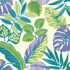 abstract, vector, monochrome, big flowers, all over textiles design, illustration digital image can be used for wrapping paper,allover