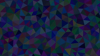 Obraz premium A mesmerizing mosaic of geometric shapes, with a symphony of dark hues creating a captivating and intricate visual experience overall
