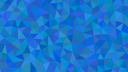 A mesmerizing mosaic of blue triangles creates a captivating geometric pattern, perfect for backgrounds and modern designs with a cool vibe