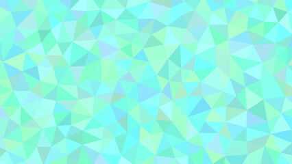 A mesmerizing mosaic of geometric shapes in a cool palette, creating a calming and modern aesthetic with its triangular tessellations