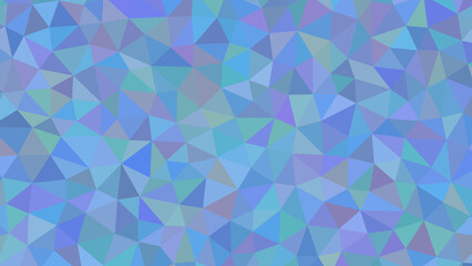 Fototapeta premium A mesmerizing mosaic of blue and purple triangles creates a captivating geometric pattern, evoking a sense of calm and tranquility