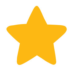 Golden Star Illustration: A radiant yellow star, a symbol of excellence and achievement, shines brightly, representing goals, aspirations, and the pursuit of dreams.