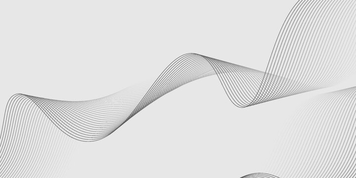 abstract vector background bland with black wavy lines. eps10