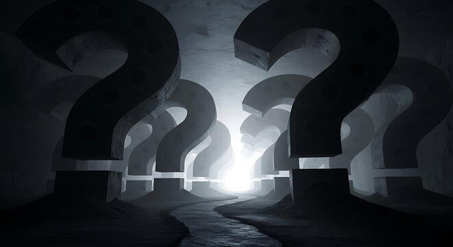 Question Marks in the Foggy Maze Navigating Through Uncertainty and Doubt