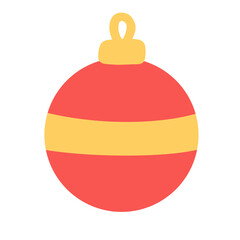 Festive Christmas Ornament: A single, cheerful ornament radiates holiday spirit, its vibrant colors and simple design evoking the joy of Christmas.