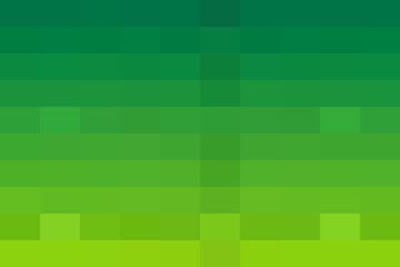 Obraz premium Abstract green pixel gradient background with block pattern and varying shades from dark to light, ideal for modern digital designs.