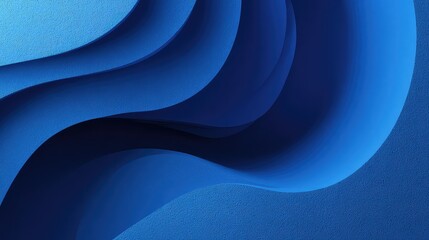 Modern abstract blue waves create a soothing, textured background perfect for technology, finance, or corporate presentations and elegant branding projects seeking depth and sophistication