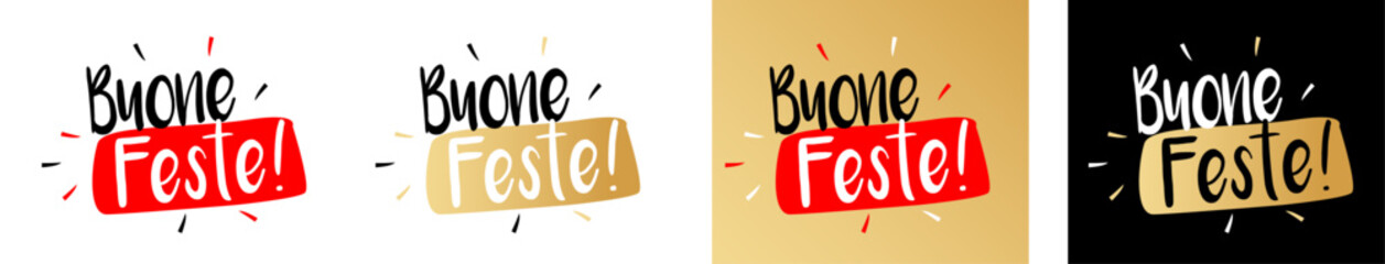 Fototapeta na wymiar Buone feste