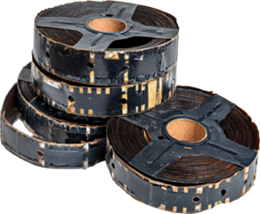 old tape movie rolls 