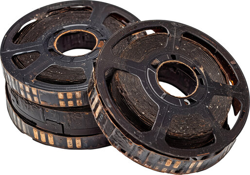 old tape movie rolls 