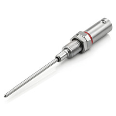 Fototapeta premium Temperature Sensor with Protruding Probe Tip Isolated on Clean White Background