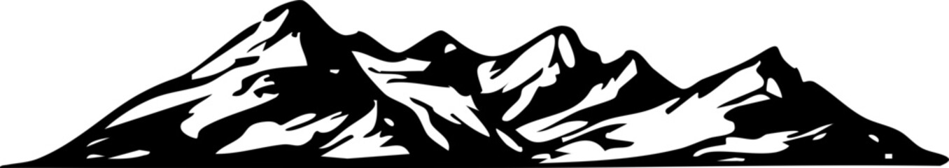 Mountain Silhouette Icon