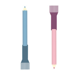 チャコペンシルのシンプルなイラスト素材