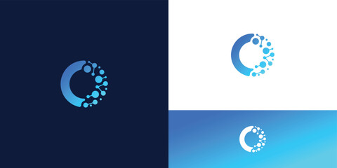 technology connection symbol  abstract , dot, Blockchain, molecular,  and system graphic design vector illustration. Symbol, icon, creative logo design 