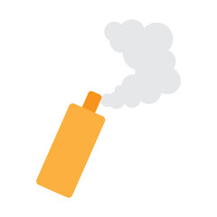 Smoke Bomb Vector Flat Icon Design