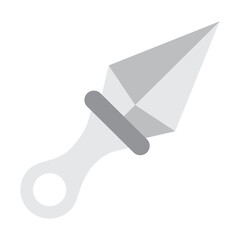 Throwing Knive Vector Flat Icon Design