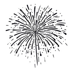 Obraz premium Firework fireworks backgrounds drawing.