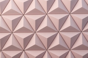 Beige Triangle Low Poly Geometric Modern Pattern with Soft Abstract Polygon Surface Design