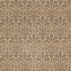 Seamless Ornamental Damask Pattern