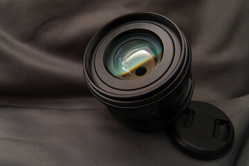 camera lens close up