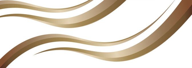 Elegant Gold and Brown Abstract Wave Design for Backgrounds, Branding, and Marketing Materials for Creative Projects.vector illustration eps10
