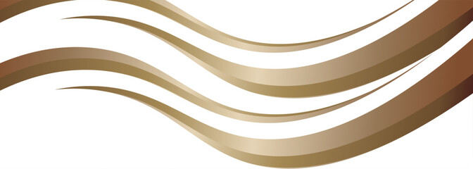 Elegant Gold and Brown Abstract Wave Design for Backgrounds, Branding, and Marketing Materials for Creative Projects.vector illustration eps10