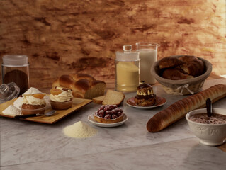 Petit d&eacute;jeuner gourmand