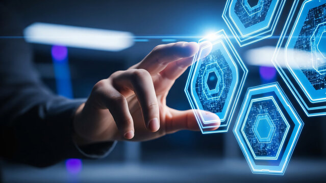 Smart Home AI Hologram Control Scene