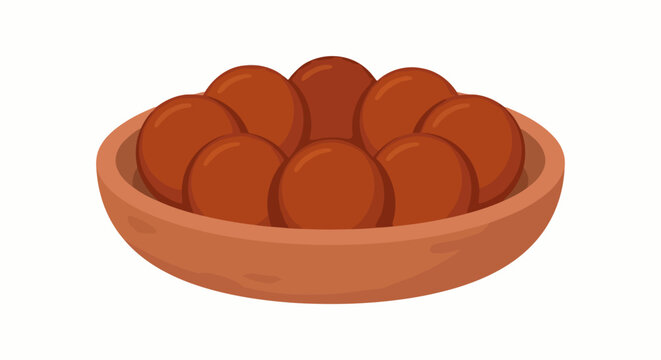 Ebo Ritual Offering Food Vector Afro-Brazilian Religion Orixa Clay Bowl