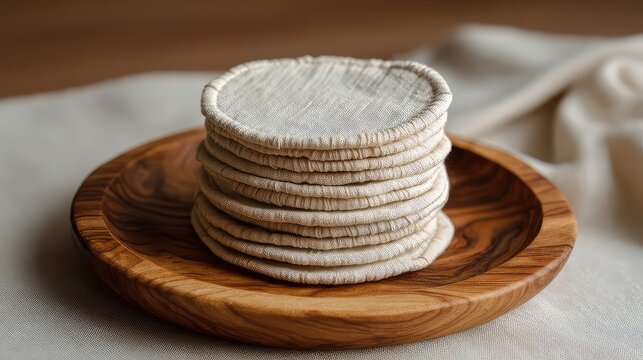 Elevate your skincare routine with these eco-friendly reusable cotton rounds, providing a soft and sustainable solution for makeup removal and gentle cleansing, perfect for conscious consumers