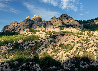 Riscos de El Pajarito, La Campana, La Torre de Quila y El Carro del Diablo