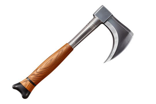 Heavy Duty Claw Hammer with Rubber Grip Handle Isolated on White for Construction Carpenter