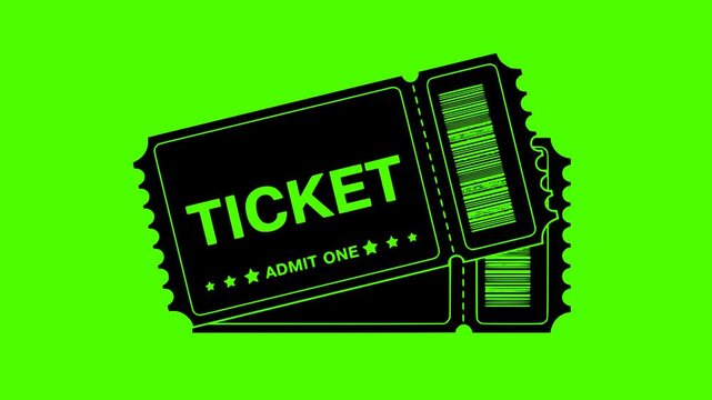 ticket illustration movie silhouette video logo green icon screen outline cinema theater entertainment coupon festival event pass theatre film shape amusement vector graphic background