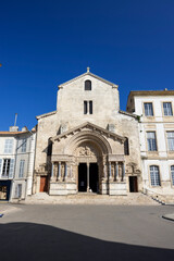Saint Trophime church portal Arles Provence France